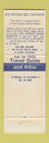 Matchbook Cover Sands Motel Restaurant Hot Springs National Park AR Best Western