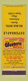Matchbook Cover - Bel Mar Motel Beebe AR Best Western WEAR