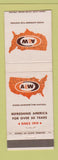 Matchbook Cover - A&W Restaurants Santa Monica CA