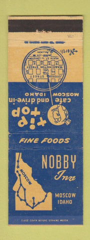 Matchbook Cover - Nobby Inn Moscow ID