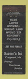 Matchbook Cover - Haener's Inn Craigmont ID  WEAR