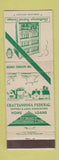 Matchbook Cover - Chattanooga Federal Savings TN bank