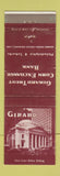 Matchbook Cover - Girard Trust Corn Exchange Bank Philadelphia PA WEAR