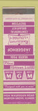 Matchbook Cover - Morton Grove Motel Morton Grove IL