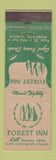 Matchbook Cover - Forest Inn Morrison IL WEAR