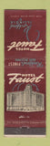 Matchbook Cover - Hotel Faust Rockford IL
