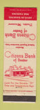 Matchbook Cover - Citizens Bank of Dexter MO WEAR