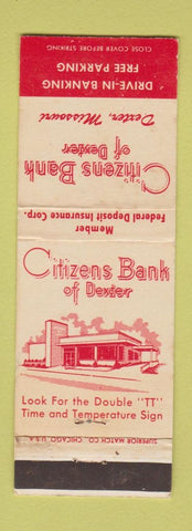Matchbook Cover - Citizens Bank of Dexter MO WEAR