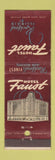 Matchbook Cover - Hotel Faust Rockford IL