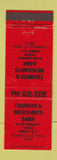 Matchbook Cover - Farmers and Merchants Bank Adamsville TN