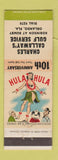 Matchbook Cover - Charles Callaway's Gulf oil gas Orlando FL hillbilly girlie