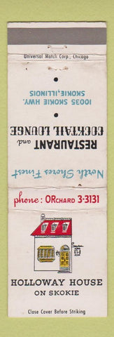 Matchbook Cover - Holloway House Skokie IL WEAR