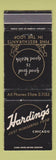Matchbook Cover - Harding's Restaurant Chicago IL
