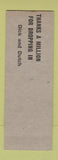 Matchbook Cover - Franks Drive Inn East Peoria IL