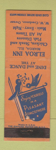 Matchbook Cover - Elroa Inn Maroa IL