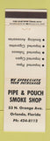 Matchbook Cover - Pipe & Pouch Smoke Shop Orlando FL
