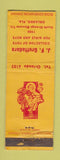 Matchbook Cover - JF Gruttadara Toys Charity Orlando FL Christmas WORN
