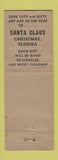 Matchbook Cover - JF Gruttadara Toys Charity Orlando FL Christmas WORN