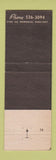 Matchbook Cover - Desert Inn Huntsville AL