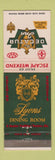 Matchbook Cover - Decatur Inn Decatur AL