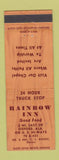 Matchbook Cover - Rainbow Inn Oxford AL