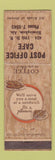 Matchbook Cover - Post Office Cafe Birmingham AL WEAR
