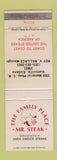 Matchbook Cover - Mr Steak Huntsville AL WEAR