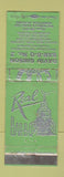 Matchbook Cover - David Gibson BBQ Huntsville AL WORN GREEN