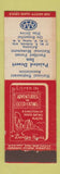 Matchbook Cover - Painted Desert Inn Petrified Monument National Monument AZ