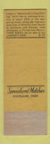 Matchbook Cover - Painted Desert Inn Petrified Monument National Monument AZ