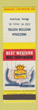 Matchbook Cover - Mezona Motor Hotel Mexa AZ Best Western