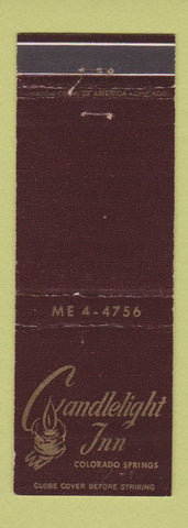 Matchbook Cover - Candlelight Inn Colorado Springs
