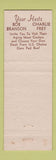 Matchbook Cover - Candlelight Inn Colorado Springs