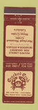 Matchbook Cover - Cracked Crab South Miami Coral Gables FL