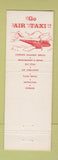 Matchbook Cover - Showalter Flying Service Orlando FL Herndon Airport