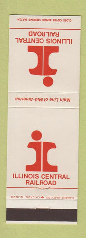 Matchbook Cover - Illinois Central Railroad Main Line of Mid America