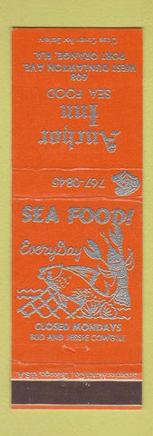 Matchbook Cover - Anchor Inn Port Orange FL ORANGE