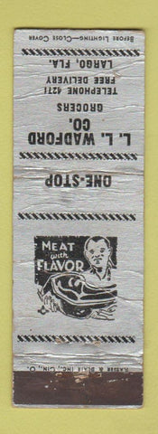 Matchbook Cover - LL Wadford Grocery Largo FL WORN