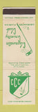 Matchbook Cover - Clearwater Country Club Clearwater FL WEAR
