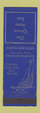 Matchbook Cover - The Queen Anne Inn Chatham Cape Cod MA low phone #
