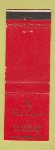 Matchbook Cover - The Red Carpet San Francisco CA WEAR