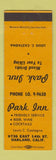 Matchbook Cover - Park Inn Oakland CA