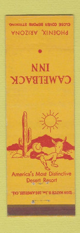 Matchbook Cover - Cambelback Inn Phoneix AZ cactus