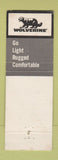 Matchbook Cover - Wolverine Shoes Boots Williams CA Endeman Feed WEAR