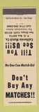 Matchbook Cover - California Match Company San Diego CA
