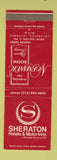 Matchbook Cover - Sheraton Hotel Los Angeles CA