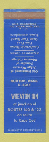 Matchbook Cover - Wheaton Inn Norton MA WEAR
