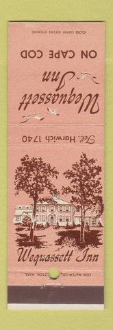 Matchbook Cover - Wequassett Inn East Harwich MA low phone #