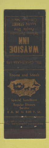 Matchbook Cover - Wayside Inn Chatham MA MERCHANTS WEAR low phone #