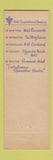 Matchbook Cover - Somerset Hotel Boston MA